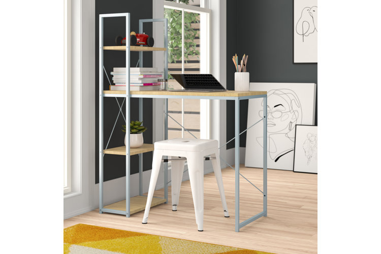 Mainstays computer desk with deals side storage instructions